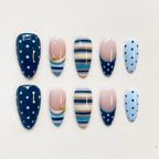 Polka Blue